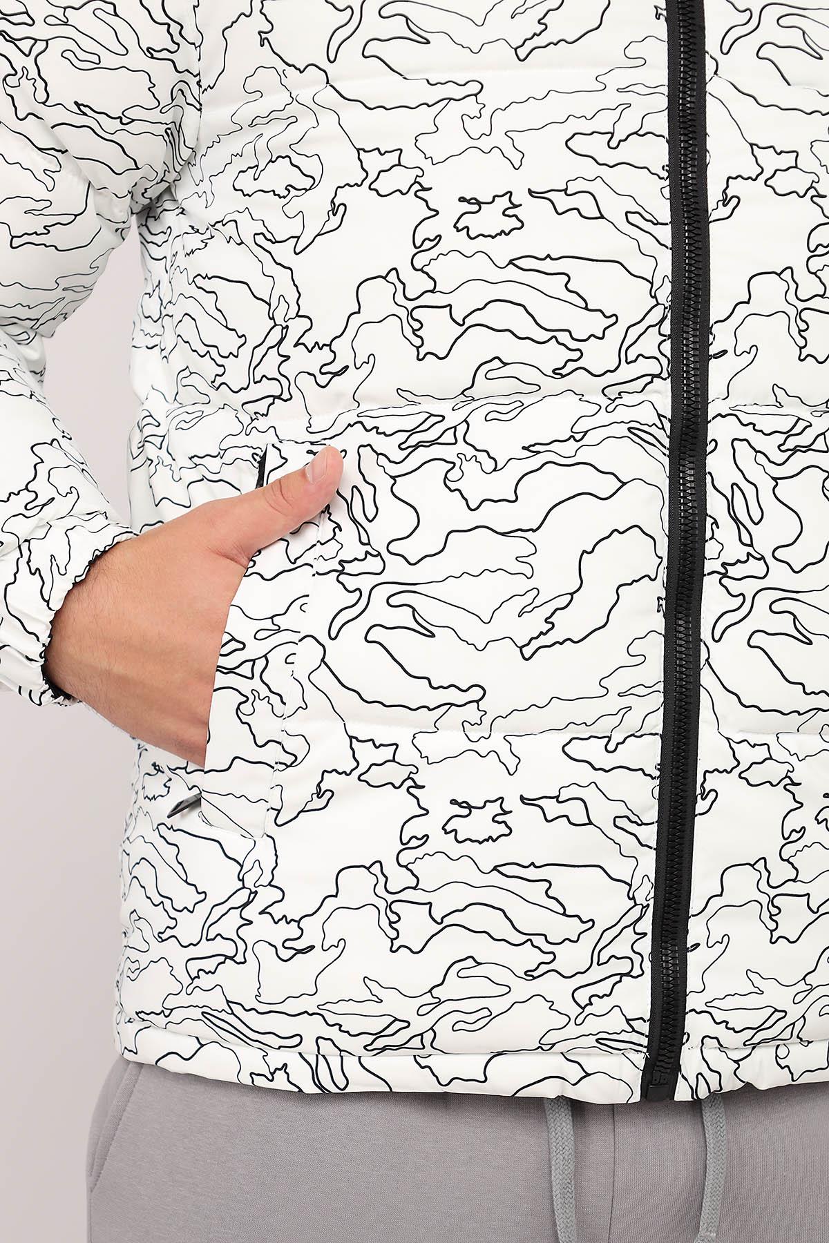 Куртка чоловіча двостороння ЦБ-00276131 р. 54 Білий (28422311) - фото 6