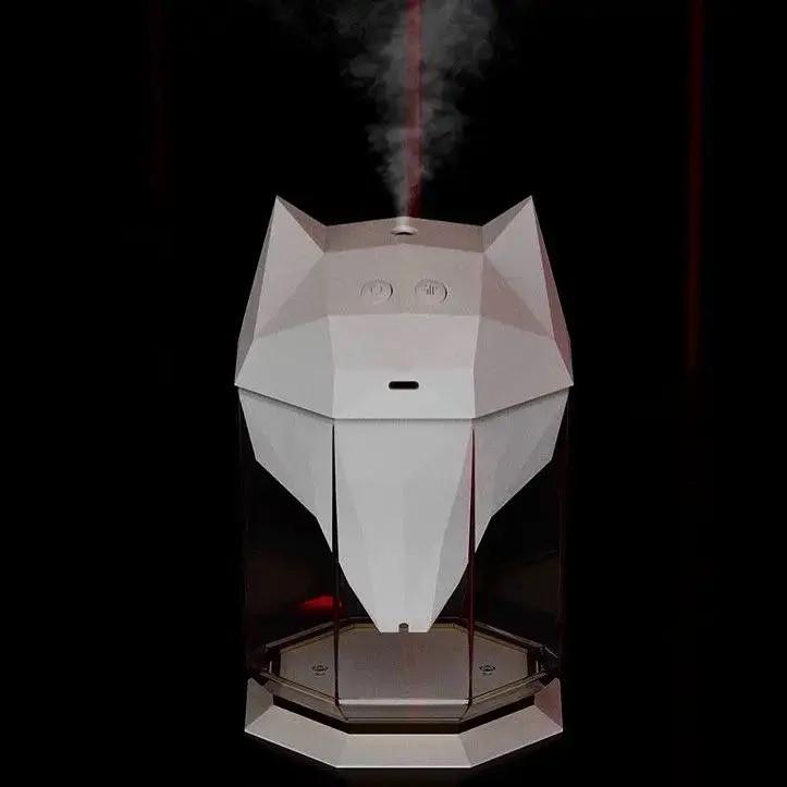 Зволожувач повітря RIAS LH-J009 Голова вовка з RGB підсвічуванням 650 мл White (3_06903) - фото 3 Зволожувач повітря RIAS LH-J009 Голова вовка з RGB підсвічуванням 650 мл White (3_06903) - фото 3