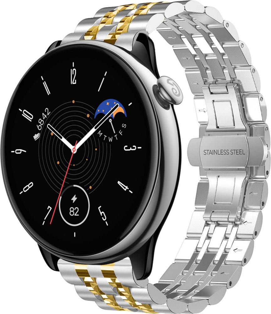 Браслет металлический Spinye Line для Amazfit GTR Mini Silver Gold (33501-67)