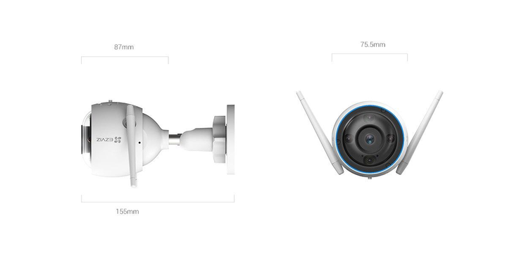 Відеокамера IP EZVIZ CS-H3 Wi-Fi 5 Mп 5 Mп 4 мм (22562704) - фото 4