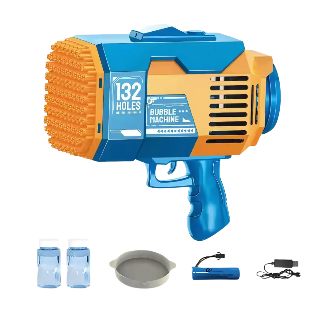 Генератор мыльных пузырей на аккумуляторе для детей Синий