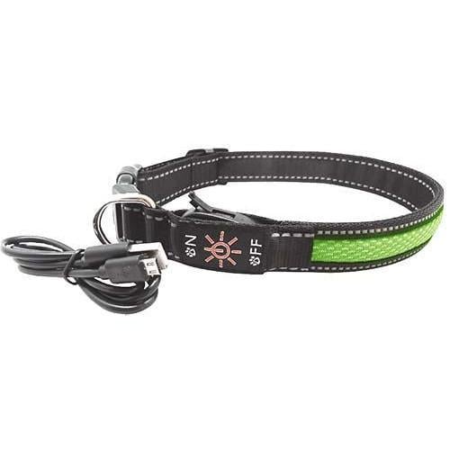 Ошейник LED AnimAll для собак L 2,5/50-60 см Зеленый