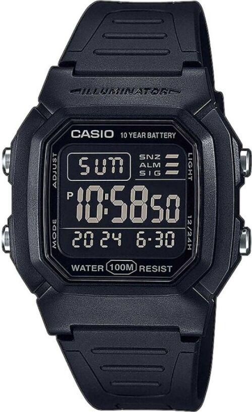 Наручний годинник чоловічий Casio W-800H-1BVES (359419)