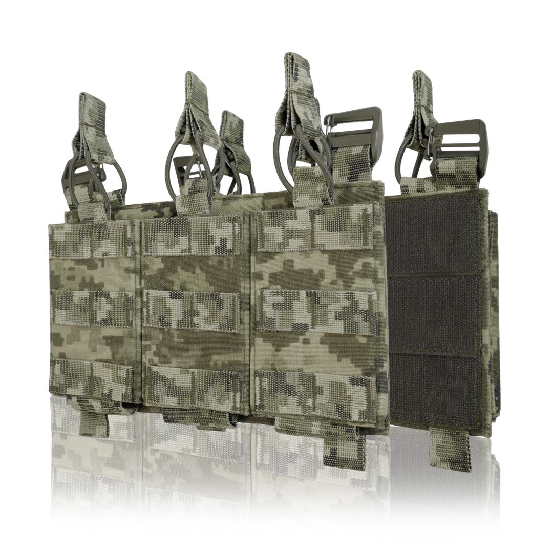 Съемная передняя панель к плитоноске с подсумками под 3 магазина Пиксель (19018537) Съемная передняя панель к плитоноске с подсумками под 3 магазина Пиксель (19018537)