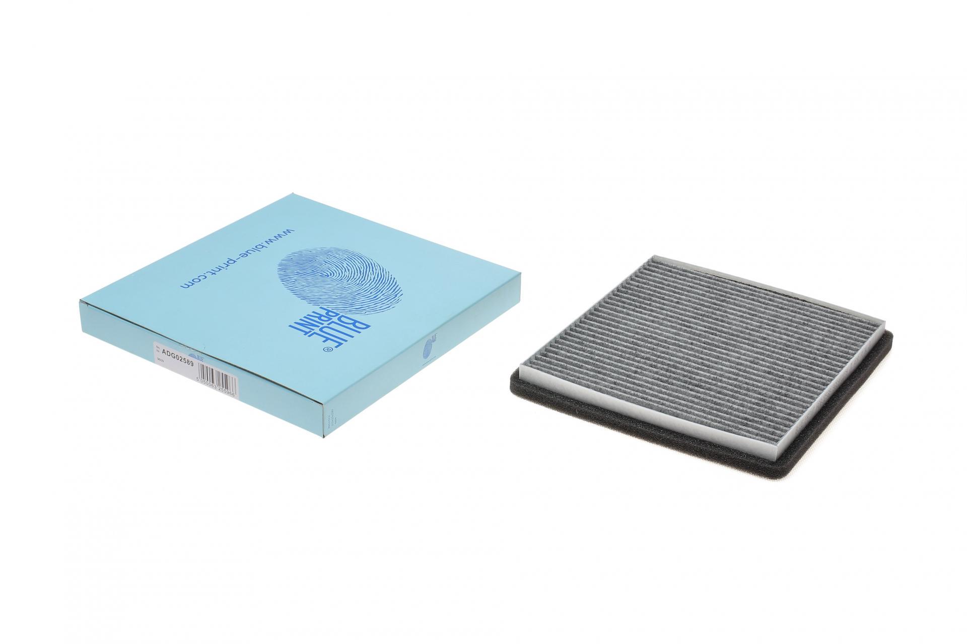 Фільтр салону BLUE PRINT для Chevrolet Spark 1,0/1,2 DOHC 16 V 10- вугільний (ADG02589)