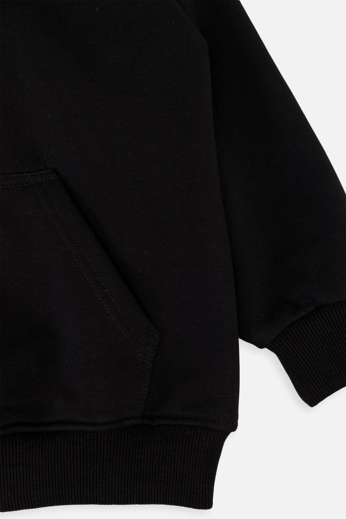 Худи для девочки 146 см Черный (SKT001044032) - фото 2