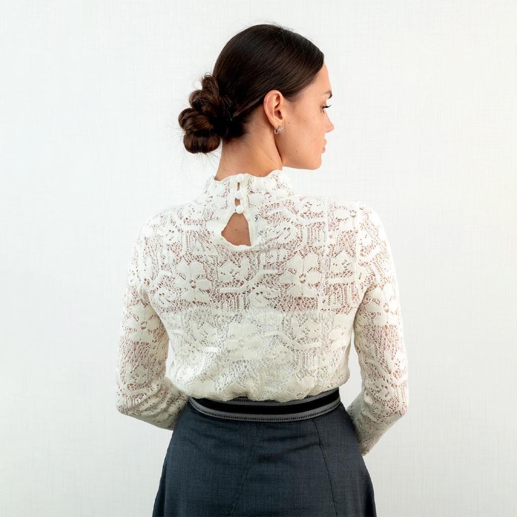 Водолазка-светр жіночий повсякденний Christian Dior L Білий (2797308185) - фото 4 Водолазка-светр жіночий повсякденний Christian Dior L Білий (2797308185) - фото 4