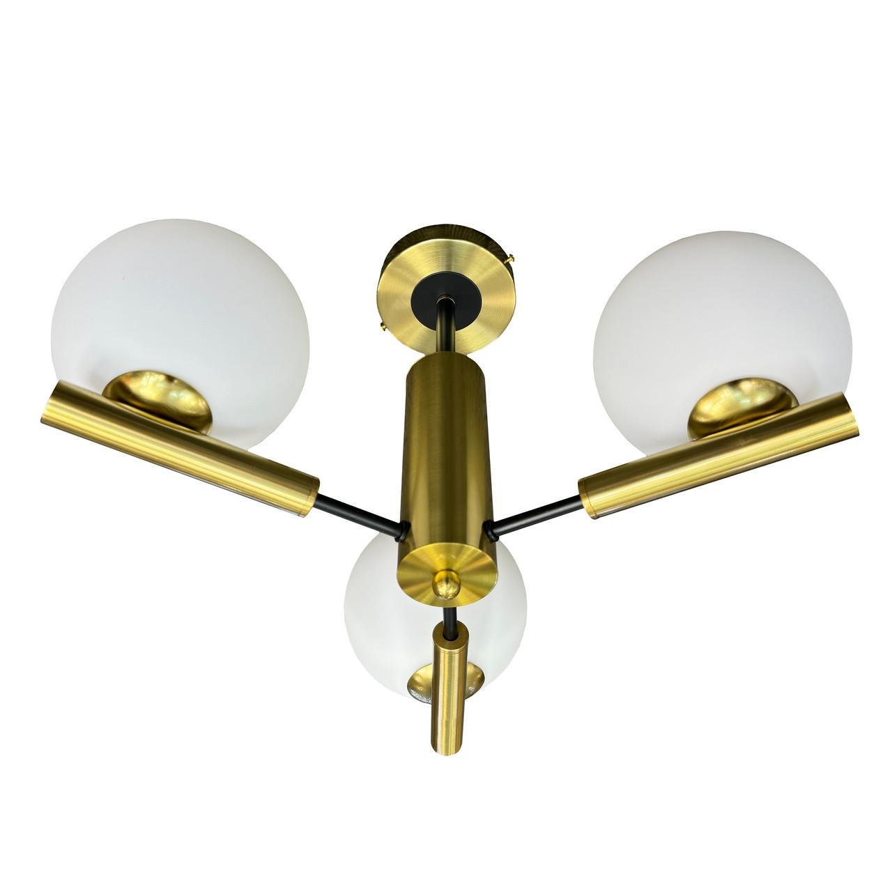 Потолочная люстра Прометей на 3 плафона Медный (P9-N2774/3opper)