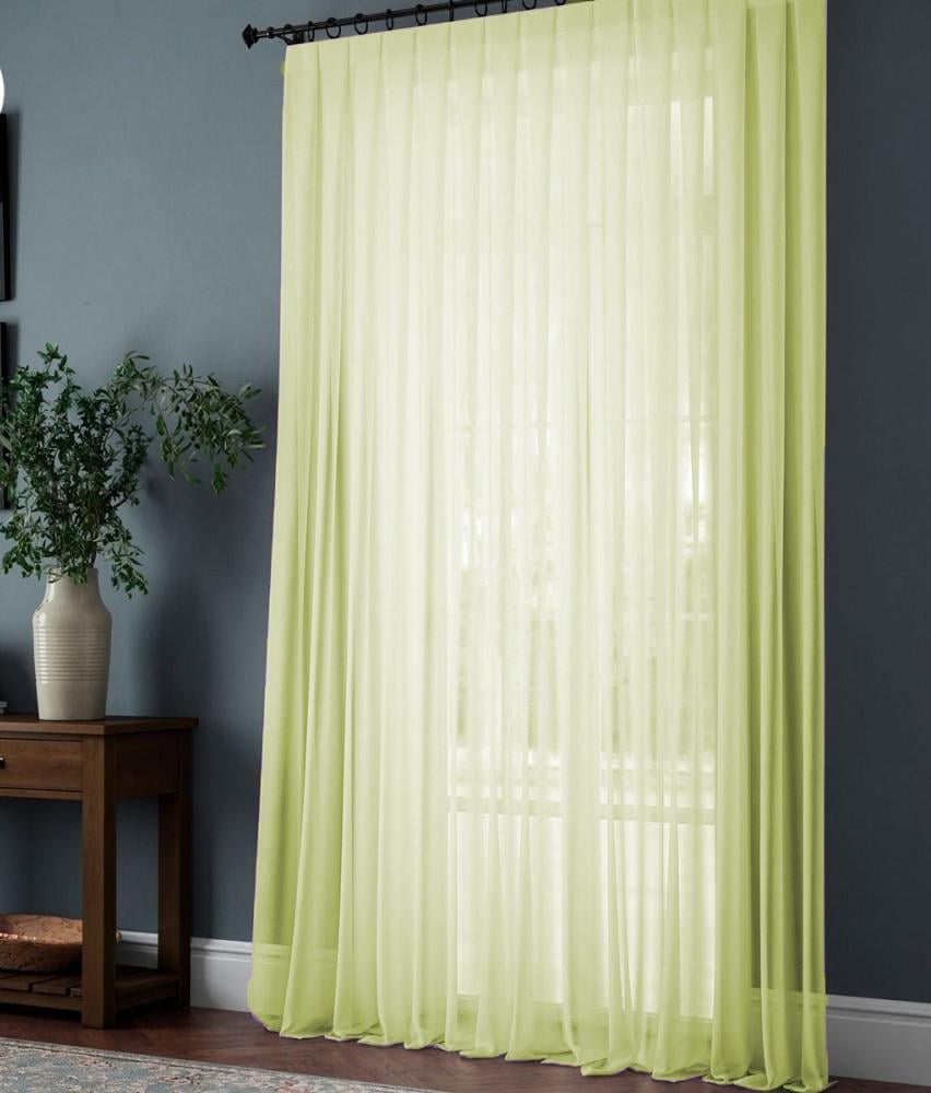 Тюль шифон без утруднювача 500х180 см Шампань