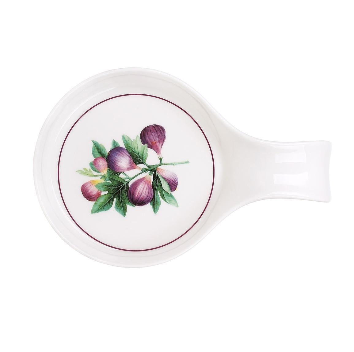Подставка под ложку BonaDi Fig Velvet фарфоровая 18х12х2,5 см (K330)