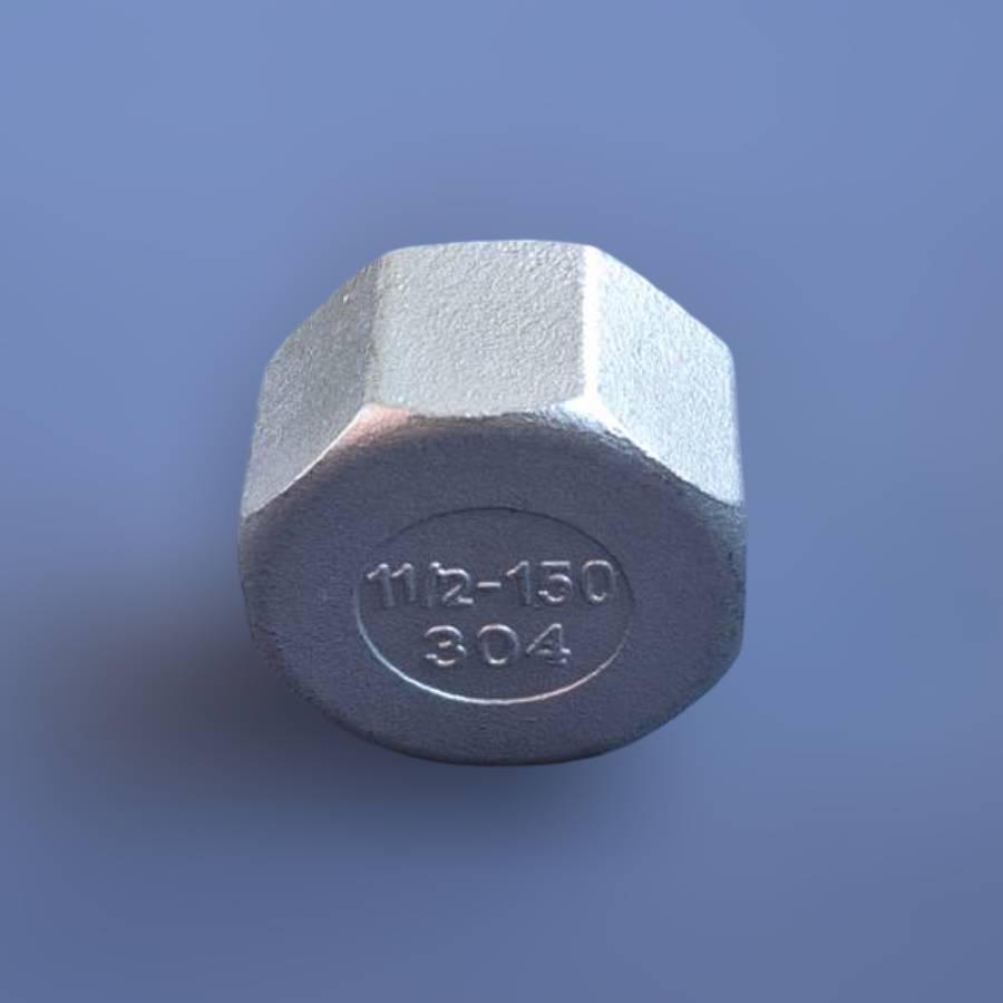 Заглушка восьмигранна DN40 BSPP н/ж сталь AISI304 Class-150 внутрішня різьба 1-1/2" (29203093) - фото 3 Заглушка восьмигранна DN40 BSPP н/ж сталь AISI304 Class-150 внутрішня різьба 1-1/2" (29203093) - фото 3