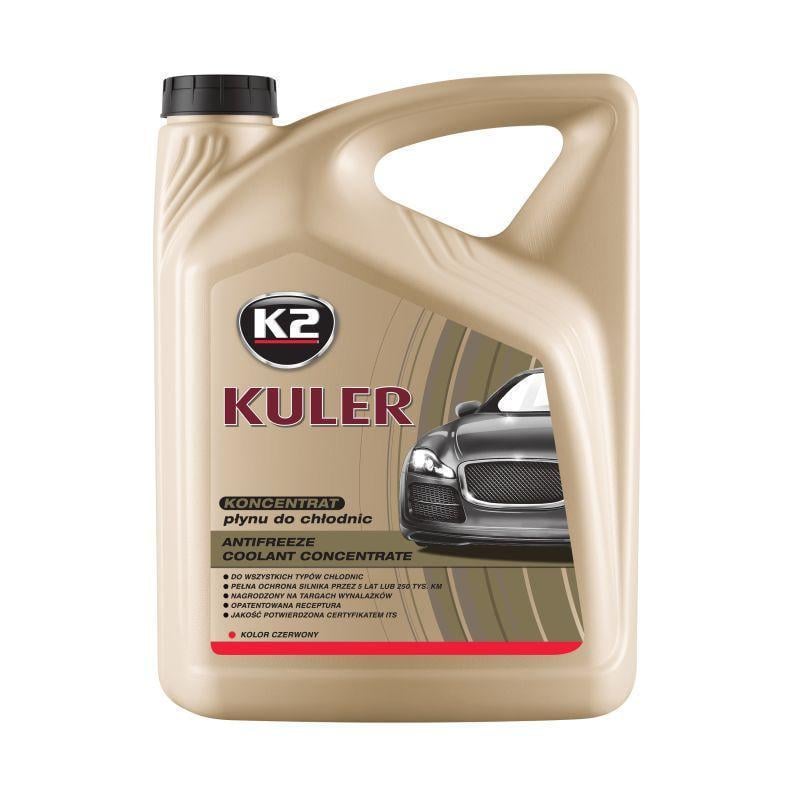 Антифриз концентрат G12+ K2 Kuler Long Life 5 л Красный (T215C)