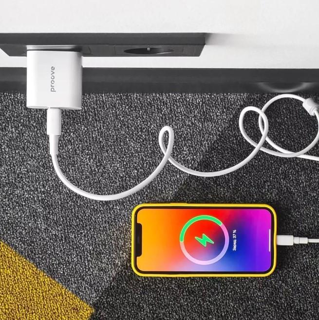 Сетевое зарядное устройство МЗП Proove Mocan 20W/Type-C White - фото 6 Сетевое зарядное устройство МЗП Proove Mocan 20W/Type-C White - фото 6