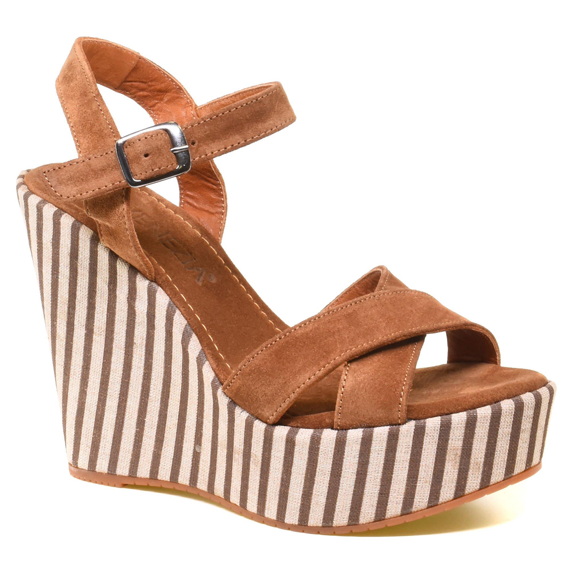 Босоножки женские летние Venezia р. 37 Коричневый (069964-37)