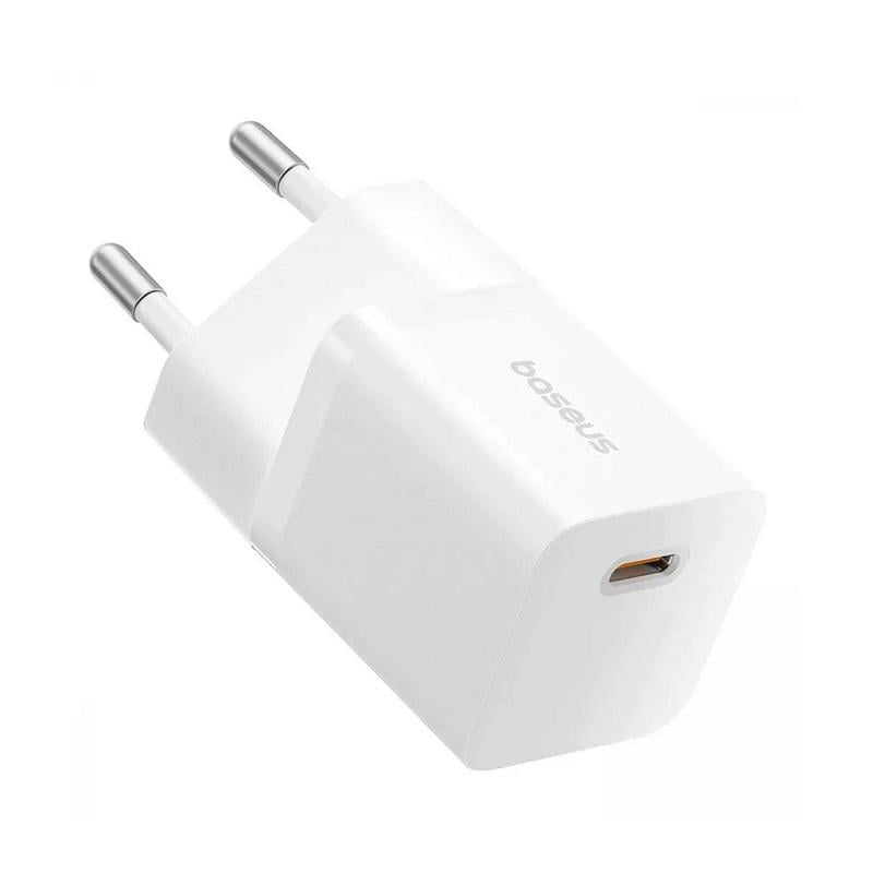 Зарядное устройство для телефона BASEUS GaN5 Fast Charger (mini) 1C 25W EU Moon White (19187) Зарядное устройство для телефона BASEUS GaN5 Fast Charger (mini) 1C 25W EU Moon White (19187)