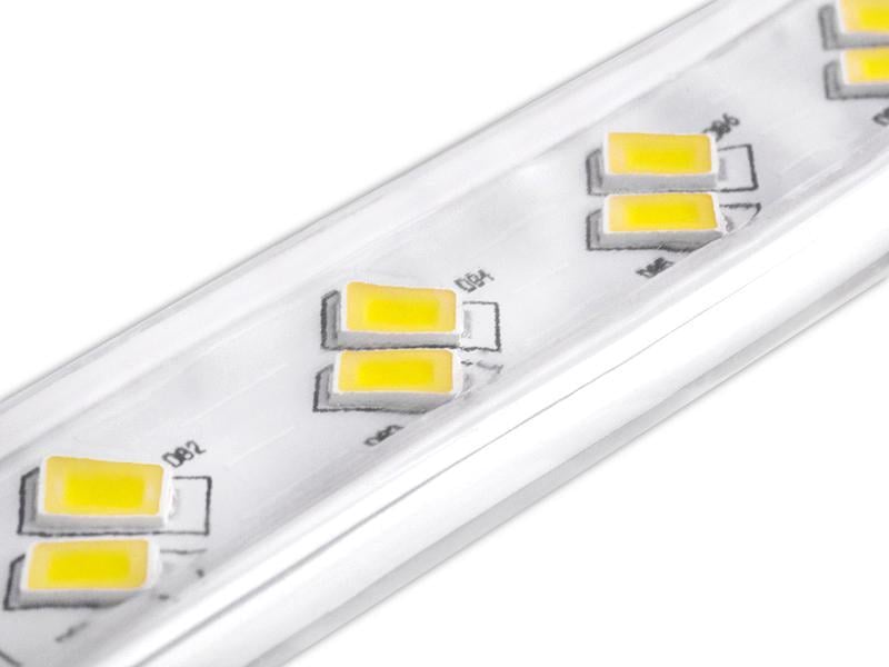 Светодиодная лента LED UA 5730 120 LED 16 мм 220 В 28,8 Вт/м IP68 Белый (2207)