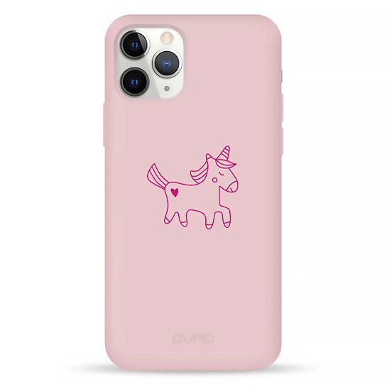 Чохол Pump Silicone Minimalistic Case для iPhone 11 Pro Unicorn З малюнком Рожевий