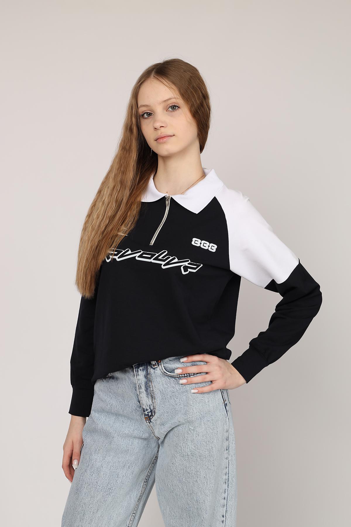 Кофта спортивная женская р. 42 Синий (SKT001050561)