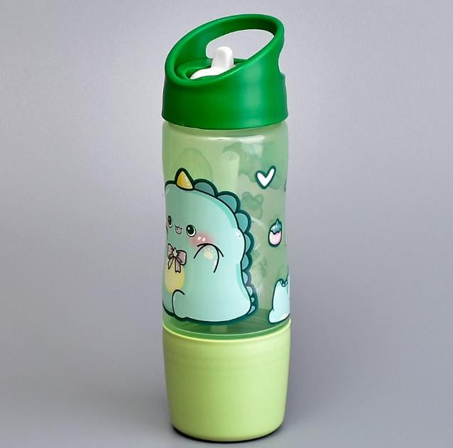 Пляшка-поїлка дитяча з трубочкою 350 мл (AN012673)