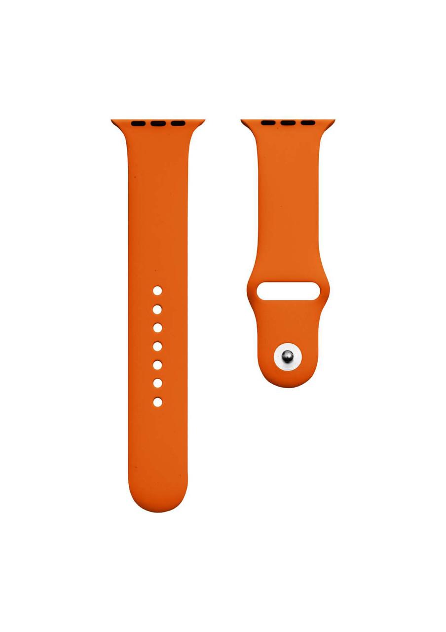 Ремешок силиконовый Sport Band для Apple Watch 38/40/41 мм Orange (212-00655) - фото 3