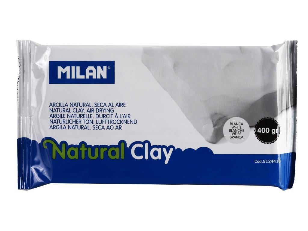 Глина для ліплення натуральная TM MILAN Terracotta 400 г Білий (26486444)