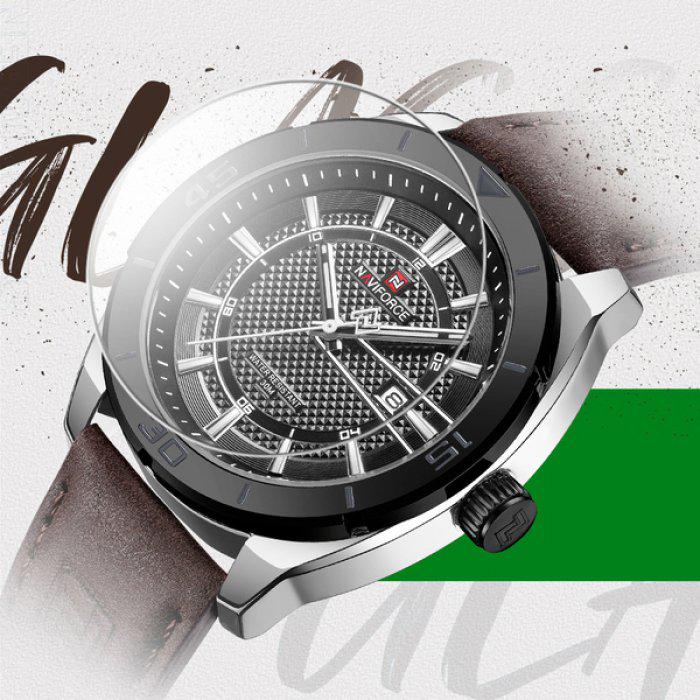 Часы наручные мужские Naviforce Forest Brown (1117) - фото 9 Часы наручные мужские Naviforce Forest Brown (1117) - фото 9