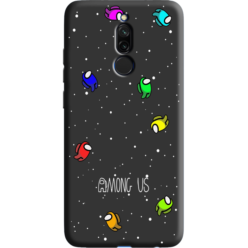Чехол Boxface Xiaomi Redmi 8 Among Us Invisible Черный силикон (38411-bk76-38679)