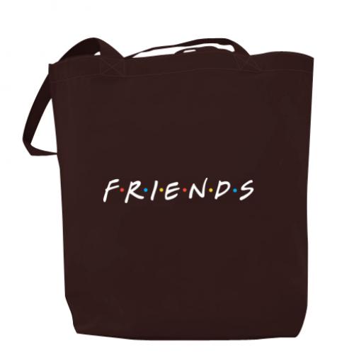 Шоппер Friends 37x41 см Шоколадный (340913-12-43770)