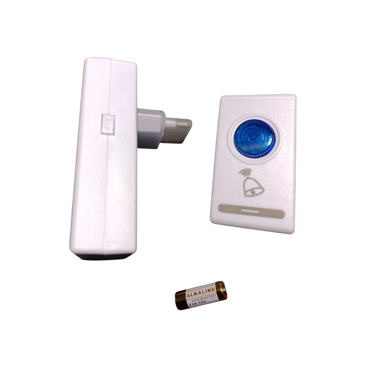 Звонок дверной беспроводной KAMSANG DOORBELL WL-648 32 мелодии приемник в розетку 220V White/Blue (200284) - фото 2 Звонок дверной беспроводной KAMSANG DOORBELL WL-648 32 мелодии приемник в розетку 220V White/Blue (200284) - фото 2