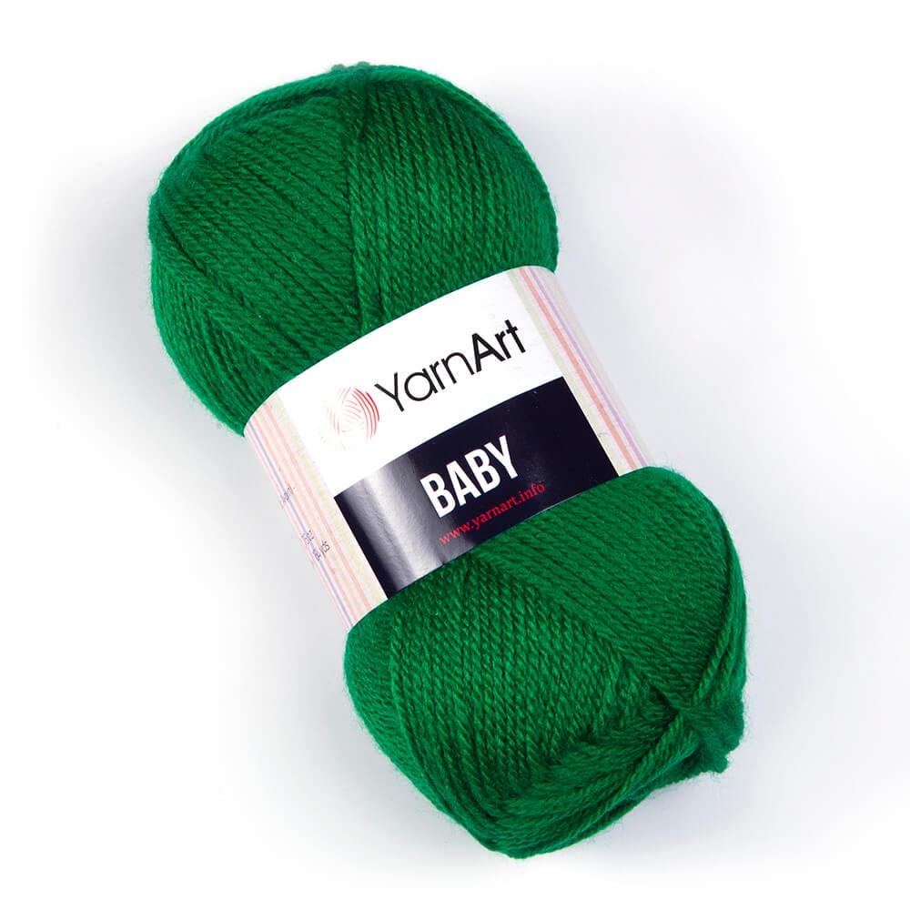 Пряжа YarnArt Baby 338 Изумруд (6007)