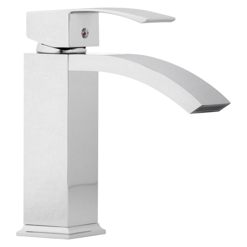 Смеситель для раковины Skarpo Chrome Low низкий (BU.SKARPO-24-CHR)