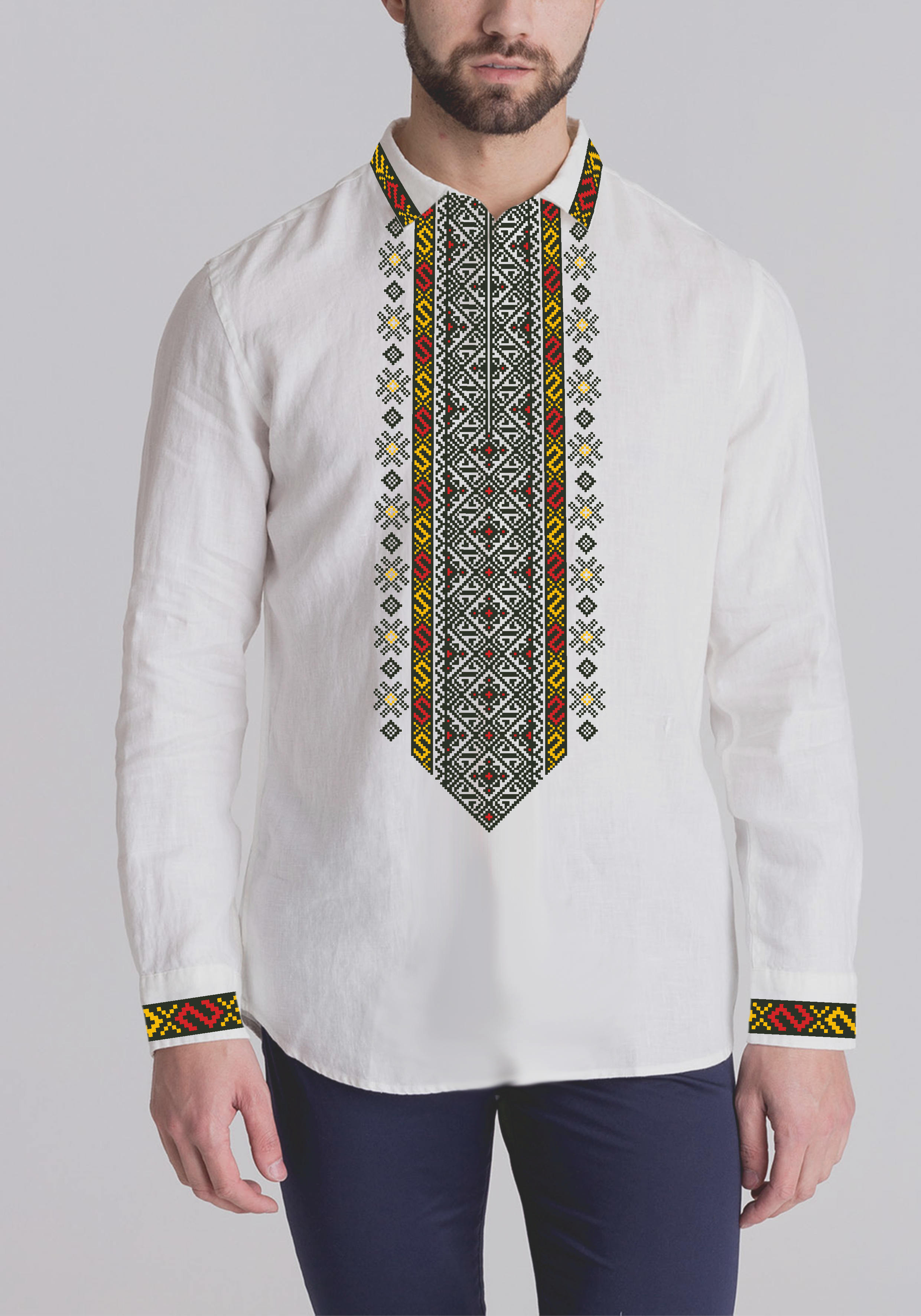 Заготовка для вышивки нитями/бисером домотканое полотно (СЧД-477)