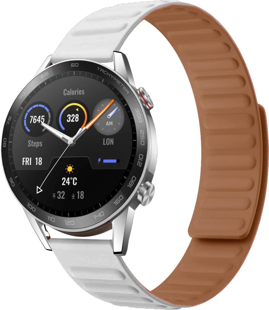 Ремешок Magneter для Honor Magic Watch 2 46 мм White (26645-29)