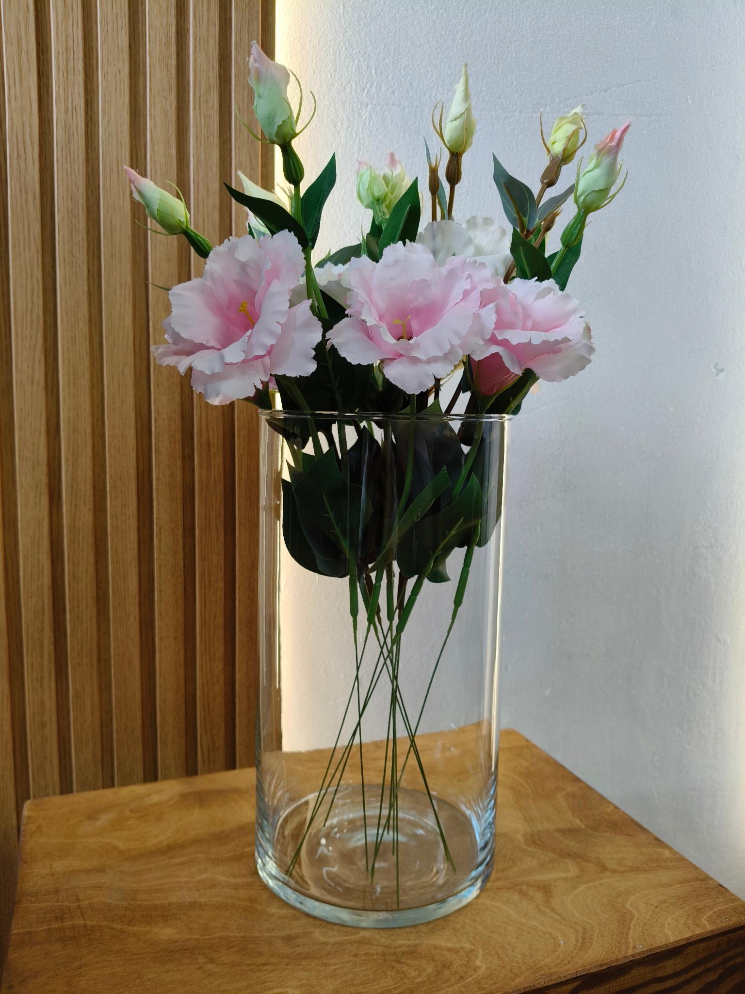 Ваза скло Флора Циліндр h 15,5 см d 29 см