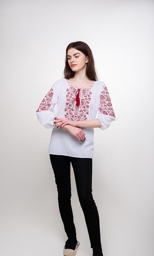 Вишиванка жіноча Вишиваночка р. 62 Білий (517-2)