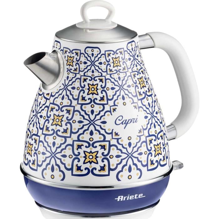 Електрочайник Ariete 2869 Capri 1,7 л 2000 Вт Stainless Steel White (00C28690CAR0)