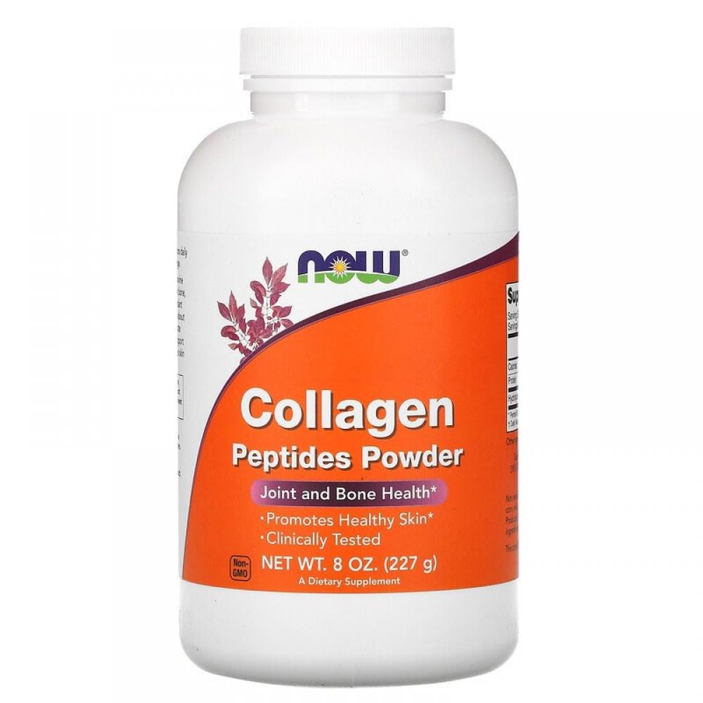 Колаген NOW Foods Collagen Peptides Powder 227 g /21 servings/ Pure - фото 1