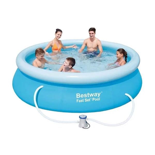 Бассейн Bestway 57270 надувной 305х76 см с картриджным фильтром 4093 л (57270)