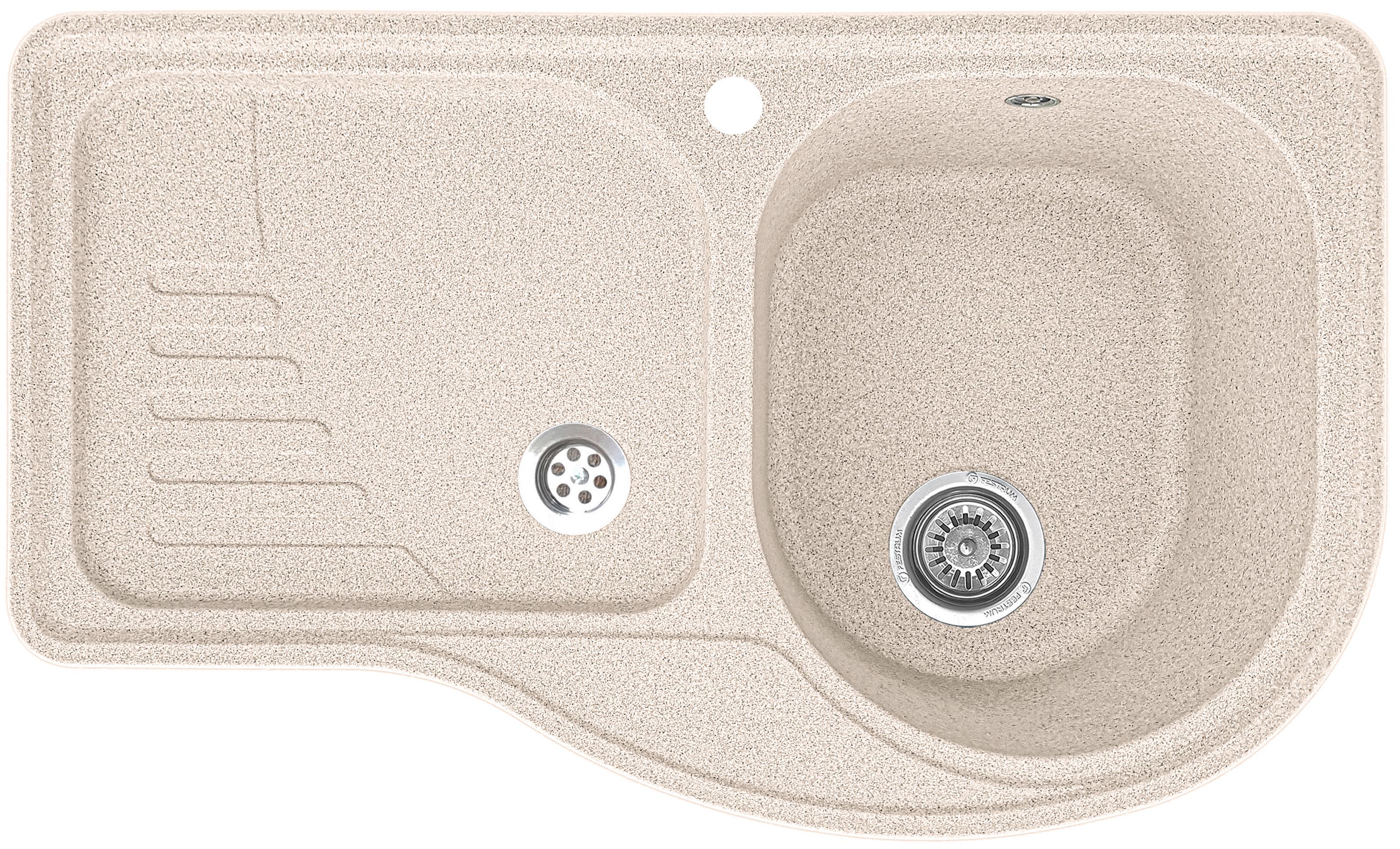 Мойка кухонная Valetti 52L 840x510 мм Бежевый Мойка кухонная Valetti 52L 840x510 мм Бежевый