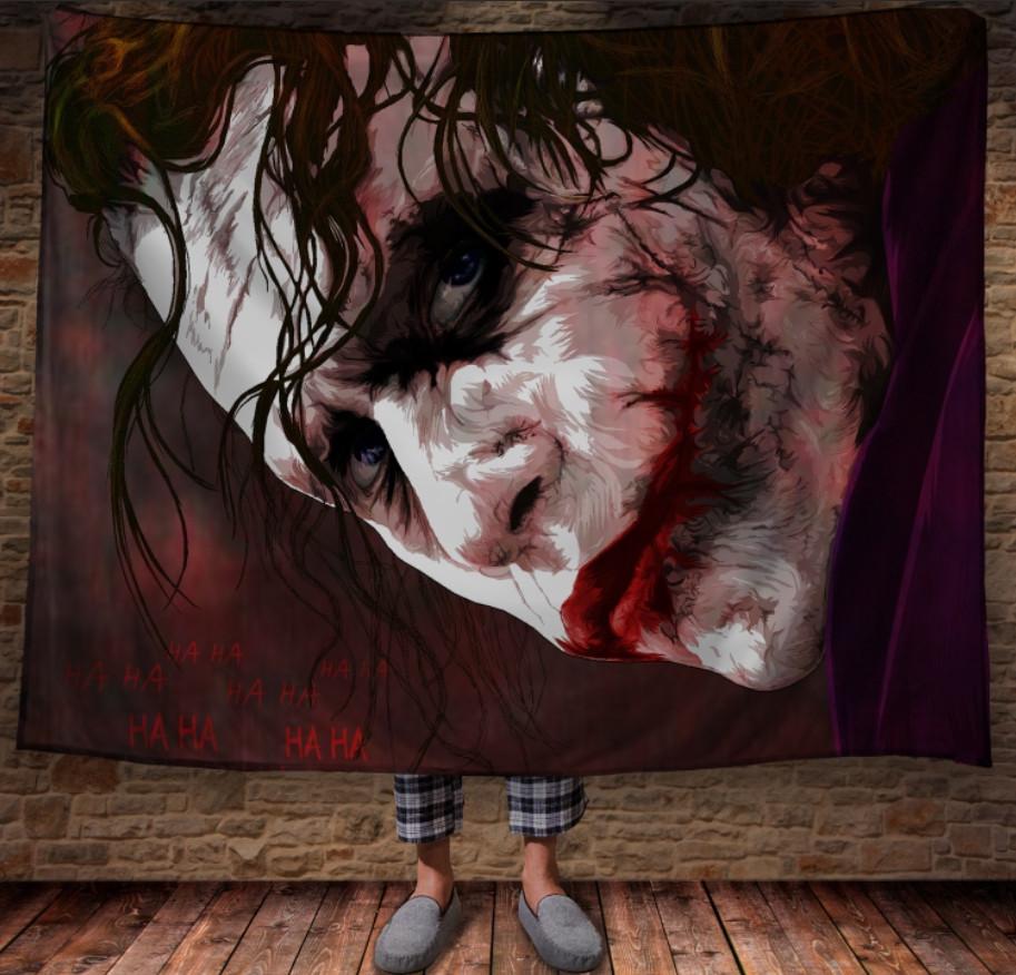 Плед із 3D принтом DC Джокер 150х200 см (epi_1144)