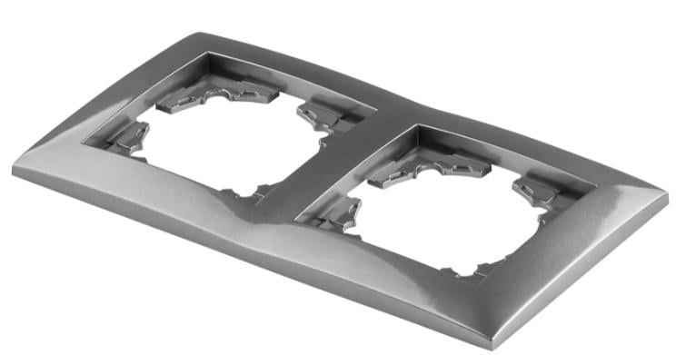 Рамка подвійна FI-2 Графіт (FI-2 GRAFFITE)