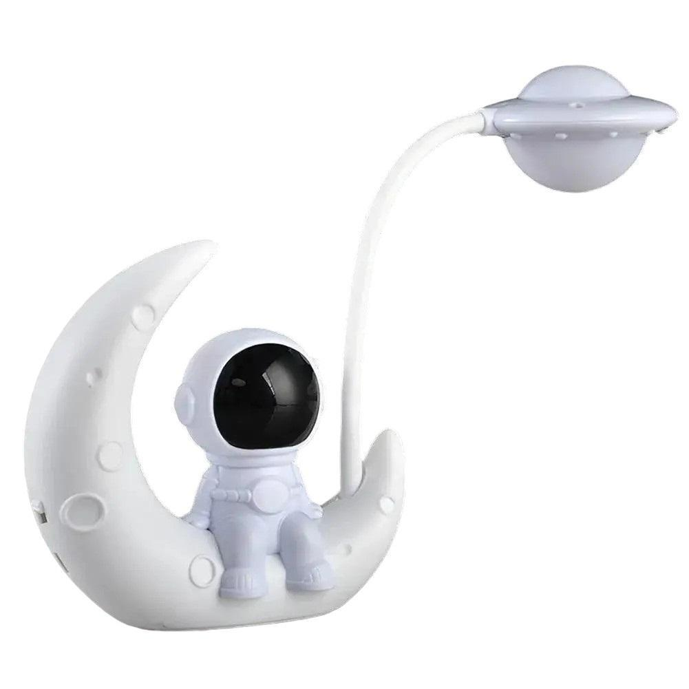 Нічник-проектор Космонавт на Місяці Білий Нічник-проектор Космонавт на Місяці Білий