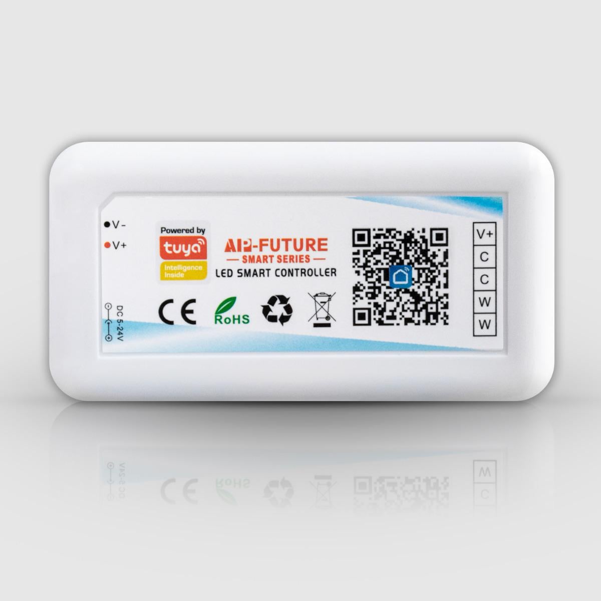 Контроллер Wi-Fi CW LED Tuya с пультом (WH00438)