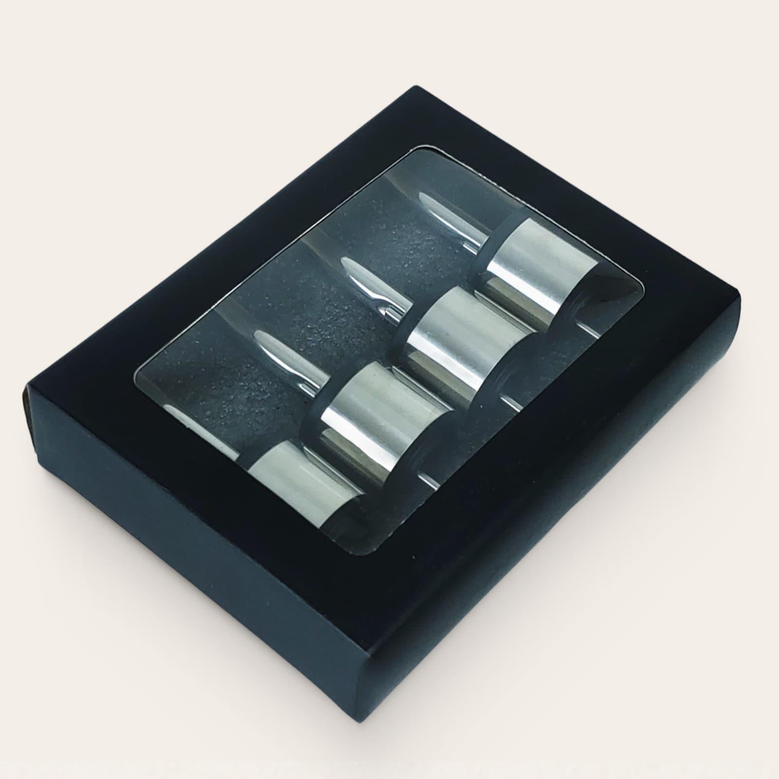 Набор премиум гейзеров Oli &Olin барные для бутылок 4 шт. Серебристый (6832-PO-c-s) - фото 3 Набор премиум гейзеров Oli &Olin барные для бутылок 4 шт. Серебристый (6832-PO-c-s) - фото 3