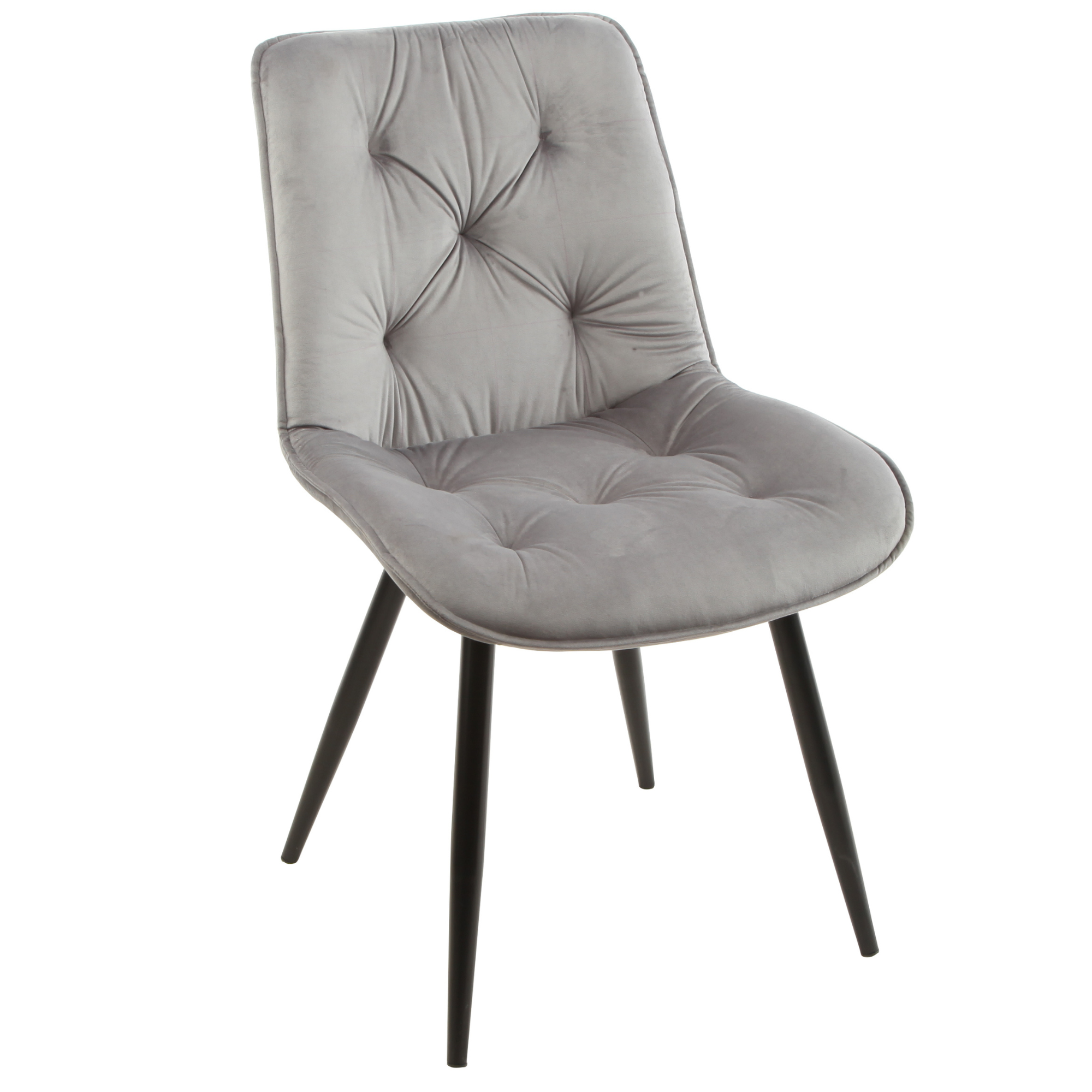 Стул Intarsio Style Черный/Светло-серый (8815510) - фото 1 Стул Intarsio Style Черный/Светло-серый (8815510) - фото 1