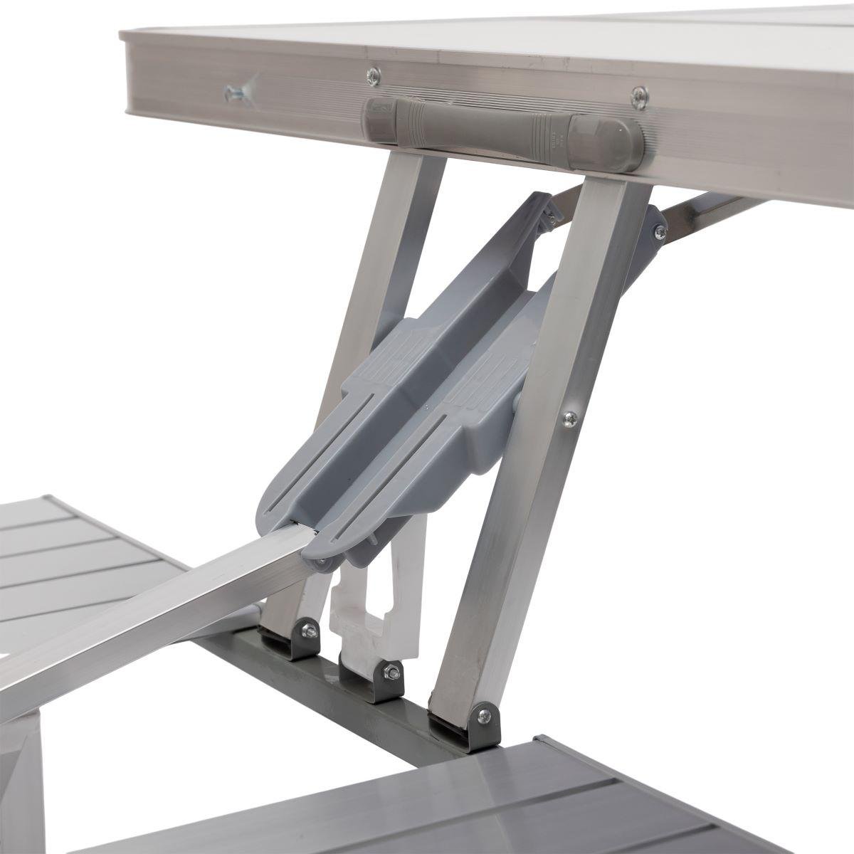 Стіл-трансформер складаний алюмінієвий та 4 стільці (6855) - фото 13 Стіл-трансформер складаний алюмінієвий та 4 стільці (6855) - фото 13