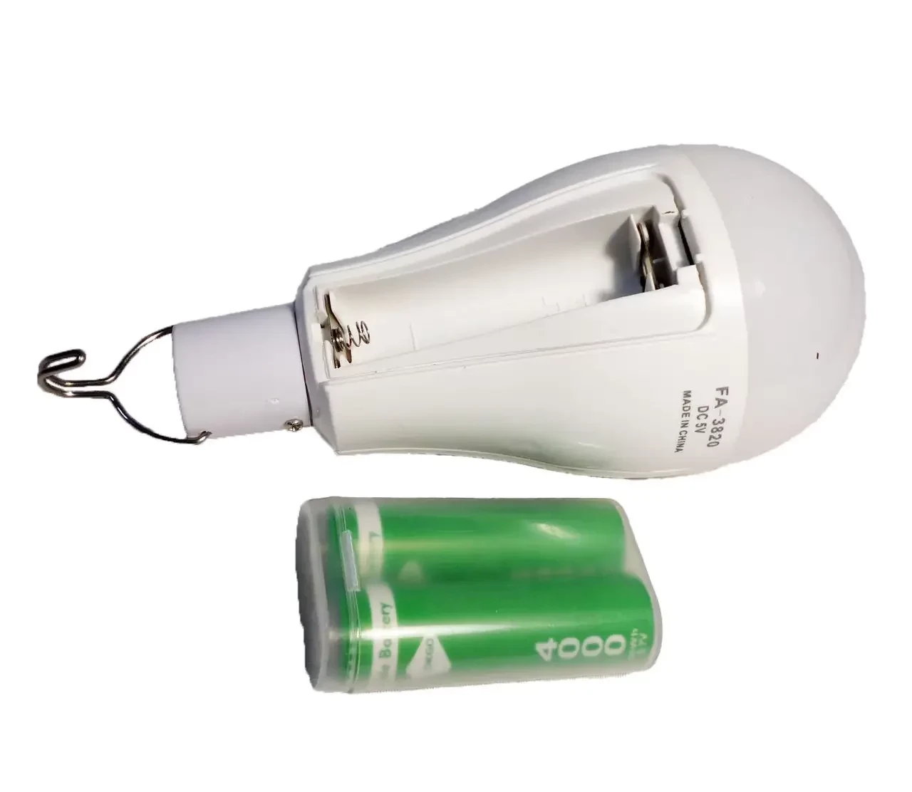 Лампочка аварийная светодиодная UKC BL fa3820 с аккумулятором 2x18650 (8441)