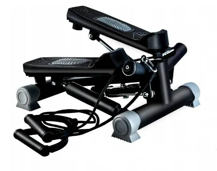 Мини-степер TRIZAND с эспандерами и LED-монитором (22776)