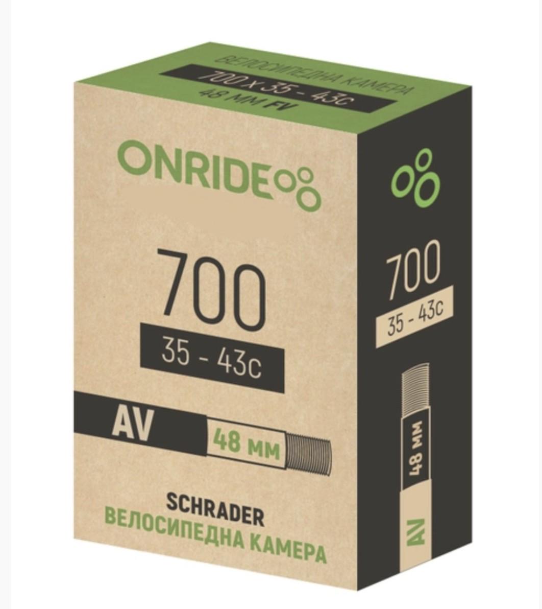 Камера велосипедная Onride AV 700x35/43С 48 мм