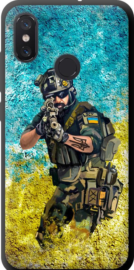 Чехол на Xiaomi Mi8 Воин ЗСУ (5311b-1499-42517)